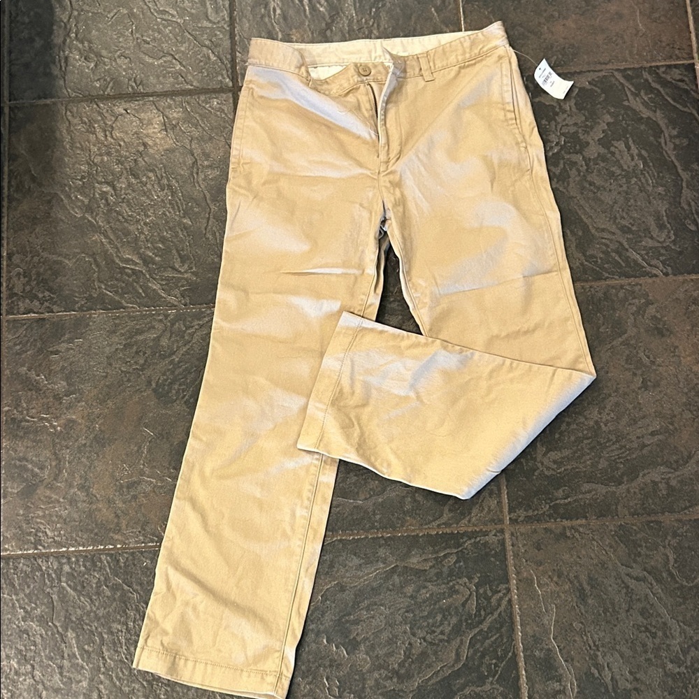 GAP boys 14 husky Khaki Chinos
